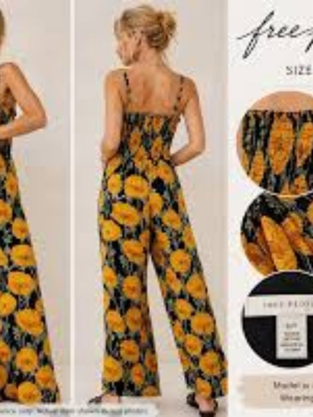 42- NWT FREE PEOPLE SOPHIA JUMPSUIT - Picture 11 of 12